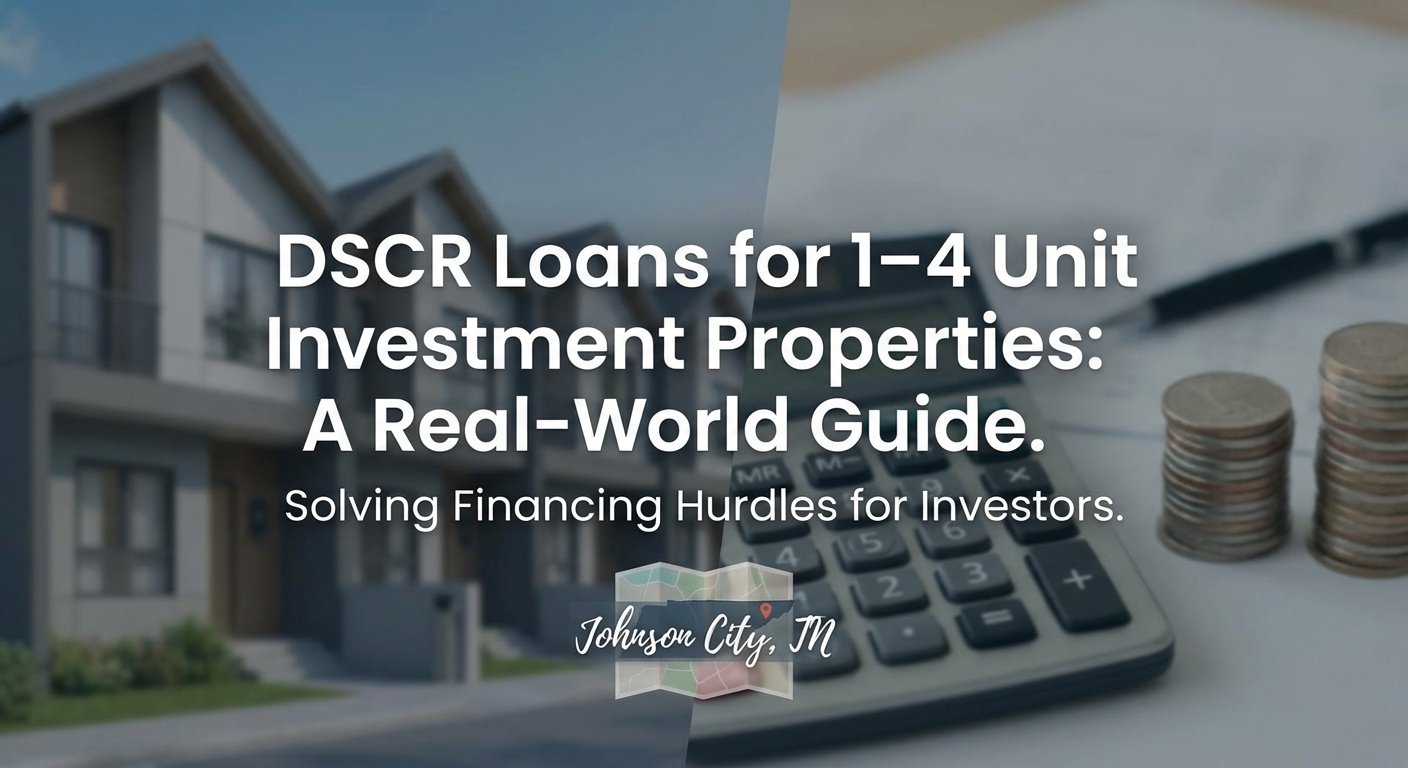 DSCR loan financing for 1-4 unit investment properties real world guide