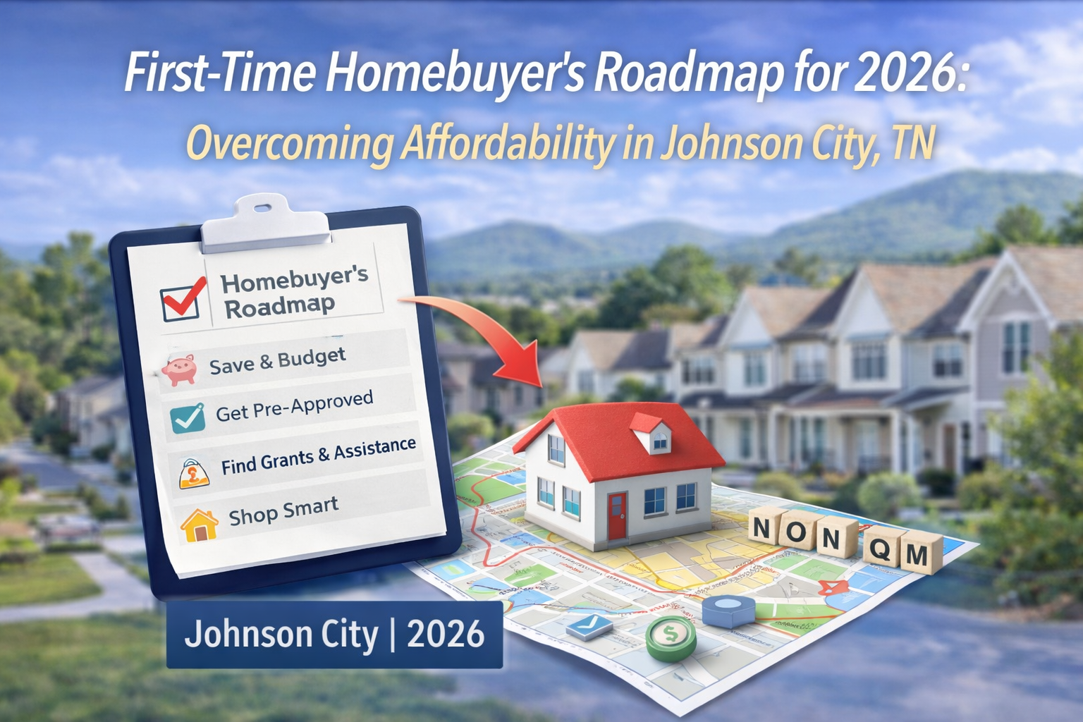 First-time homebuyer roadmap for 2026 in Johnson City TN