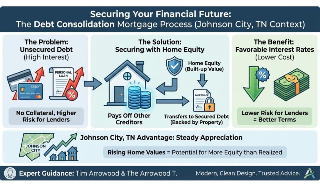 How a Debt Consolidation Mortgage Works
