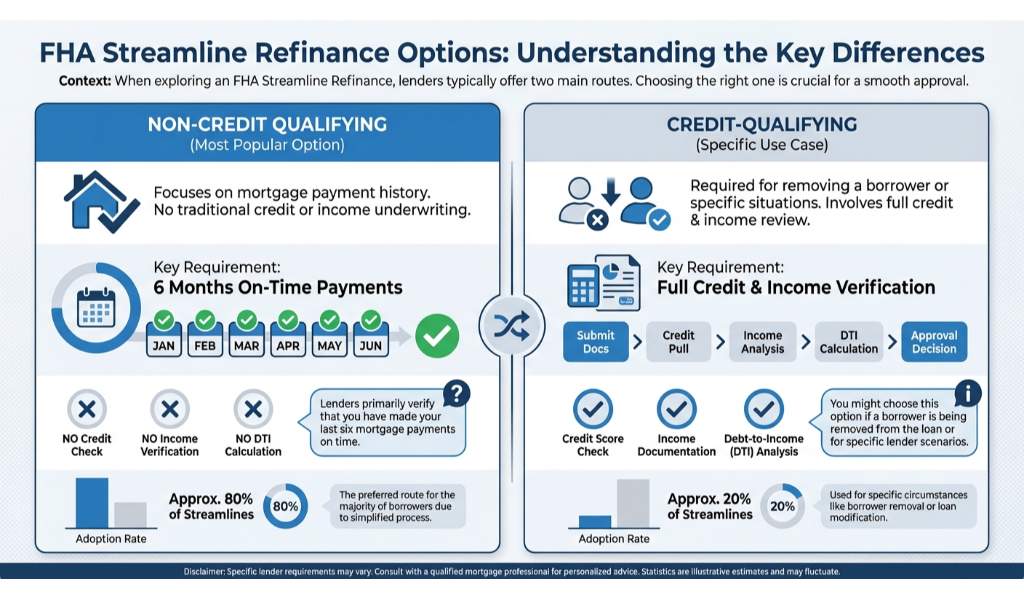 Credit-Qualifying vs. Non-Credit Qualifying Streamlines
